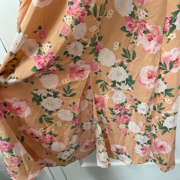 Floral Peach Dres - Picture 5 of 5